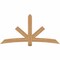 Ekena Millwork Alberta Smooth Timber Gable Bracket, Western Red Cedar, 84"W x 42"H x 3 1/2"D x 5 1/2"F, 12/12 Pitch GBW084X42X0406ALB00SWR - alternate 1